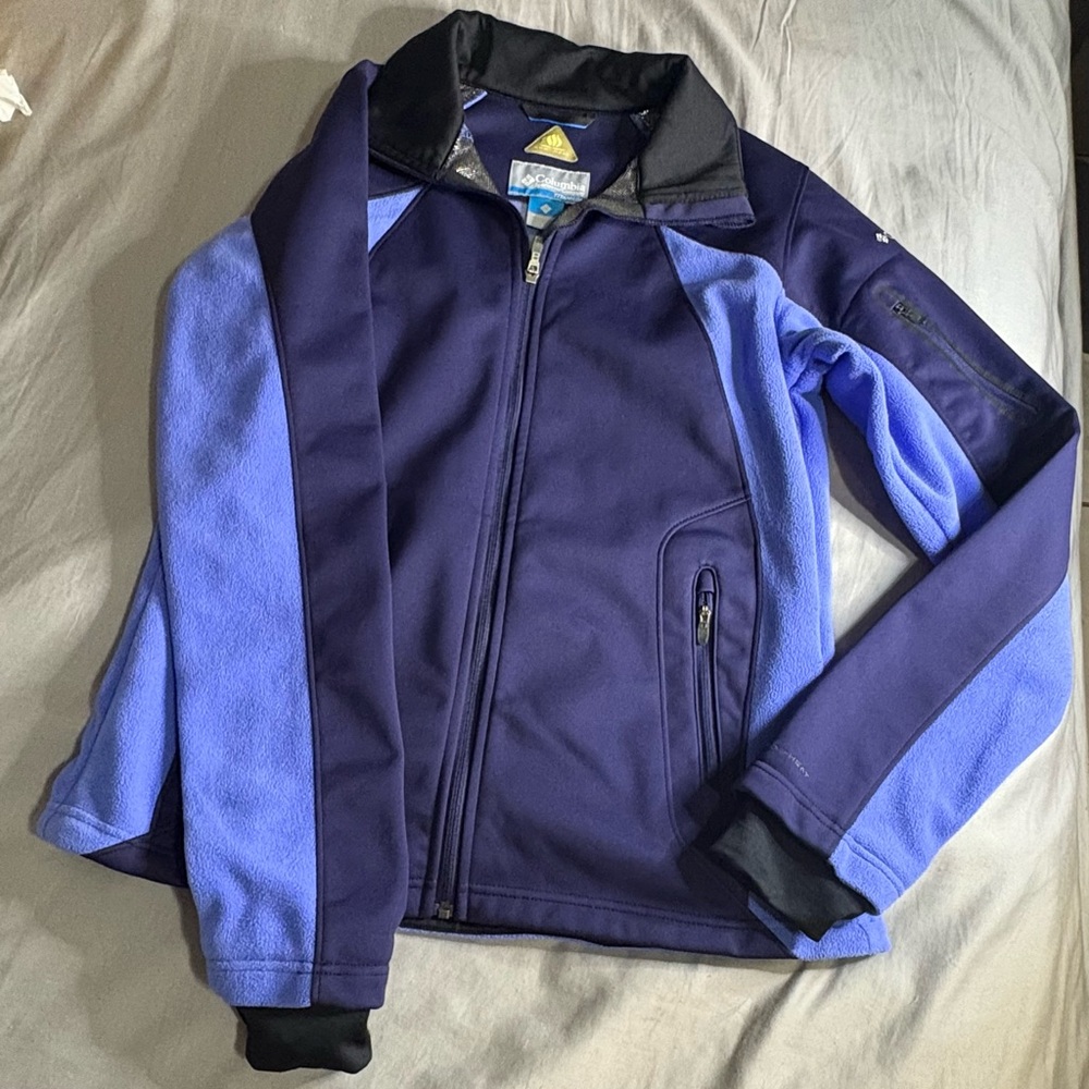 COLUMBIA Titanium Omni Heat Full
Zip Flace Reflective Lining Mock
Neck Jacket L